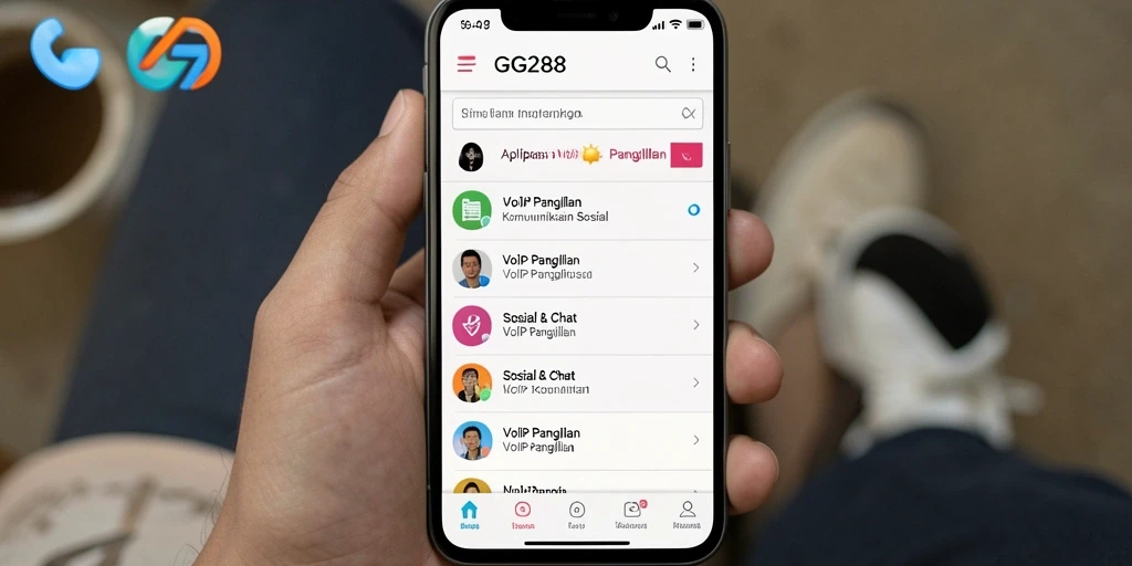 Antarmuka GG288 dengan fungsi VoIP Panggilan yang sederhana dan efisien.