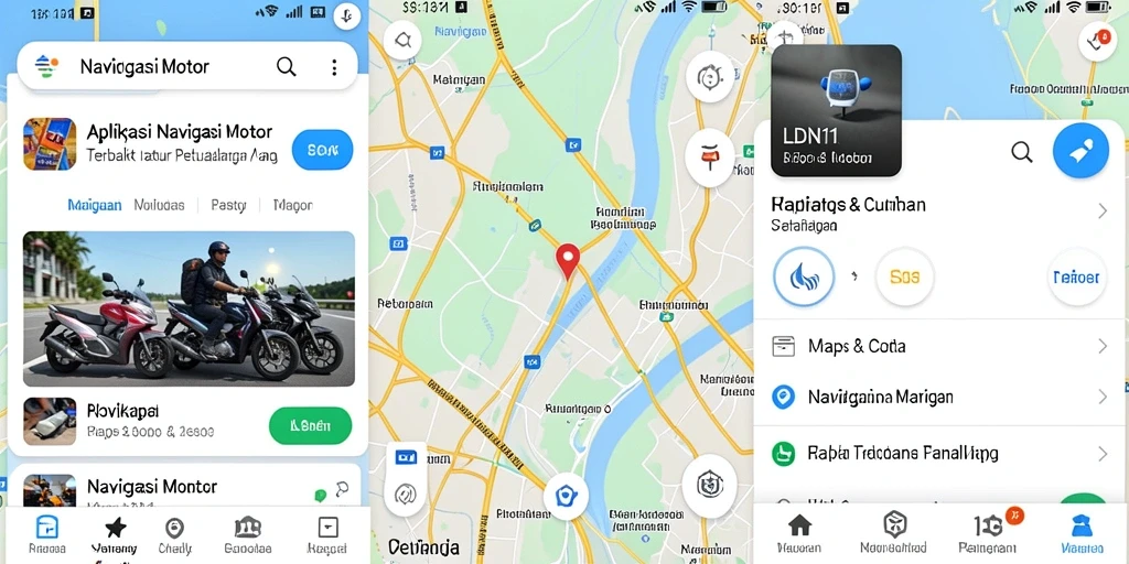 Antarmuka LDN11 yang intuitif dan fungsional untuk navigasi motor.