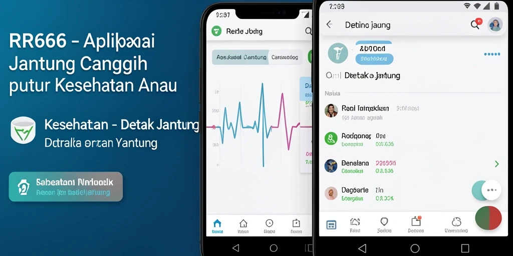 Antarmuka aplikasi RR666 yang sederhana dan informatif.