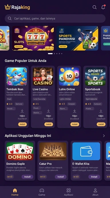 rajaking - Halaman Indeks Aplikasi Populer & Kanal Uji Terbaik