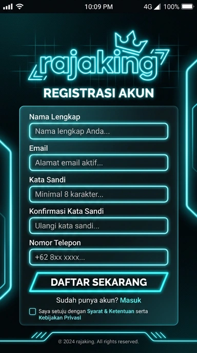 Cara Mudah Buat Akun Baru rajaking untuk Android